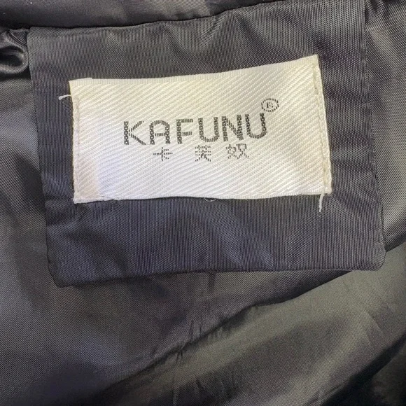 Kafuna Women's Longline Black Puffer Gilet Vest Hooded Quilted Sleeveless Medium - Picture 7 of 10